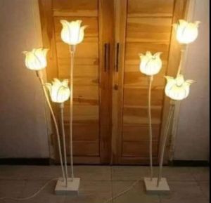 Iron LED Flower Light Stand