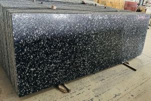 Coin Black Granite Slab