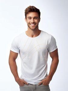 Mens Polyester Promotional Round Neck T-Shirts