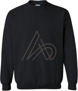 Mens Premium Cotton Black Sweatshirt