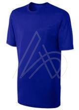 Mens Premium Dot Knit Blue Round Neck T-Shirts