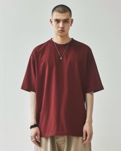 Mens Round Neck Oversized T Shirt