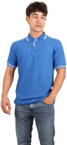 Mens Sky Blue Polo T shirt