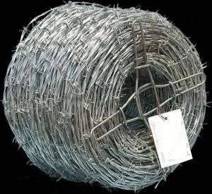 Galvanized Iron Barbed Wire Fencing