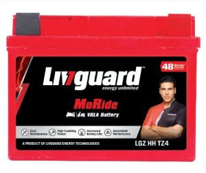 LGZ HH TZ4 MoRide Livguard Two Wheeler Battery