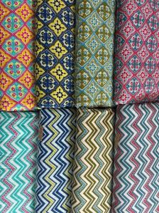 Printed Cotton Dress Fabric