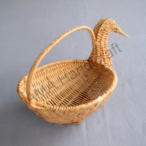 Duck Shape Bamboo Basket
