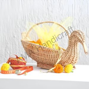 Duck Shape Bamboo Basket