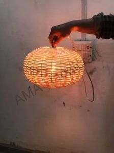 Hanging Bamboo Cane Lamp