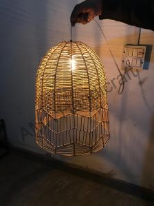Rattan Pendant Dome Hanging Lamp