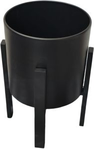 IR1002BK Iron Floor Planter