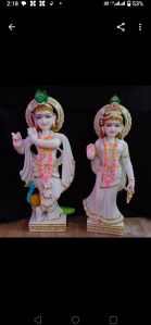 Marble Gau Gopal Statue