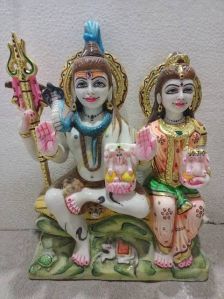 Marble Gauri Shankar Statue