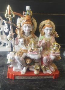 Marble Gauri Shankar Statue
