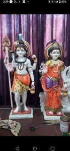 Marble Gauri Shankar Statue