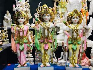 Marble Ram Jodi Statue