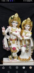 Marble Jugal Jodi Statue