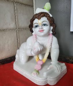 Marble Laddu Gopal Statue