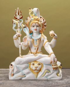 Marble Shiv Statue