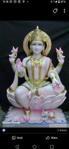 Marble Maa Laxmi Statue