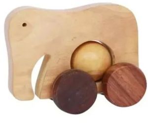 wooden elephant toy