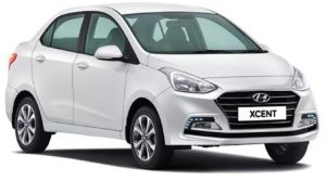 hyundai xcent car rental