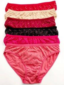 Ladies Printed Cotton Panty