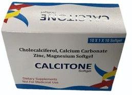 Cholecalciferol, Calcium Carbonate Zinc, Magnesium Softgel Capsule