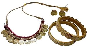 lakshmi coin jewellery set