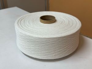 10s White recycled cotton Yarn