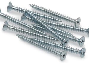 ZINC PLATED POZI HEAD CHIPBOARD SCREW