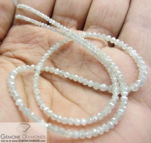 Natural Diamond Faceted Beads