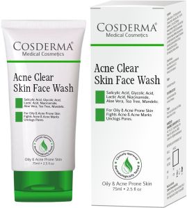 cosderma anti acne face wash