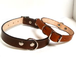 BRU-101 Leather Dog Collar