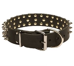 BRU-114 Leather Dog Collar