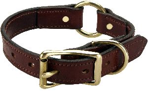 BRU-122 Leather Dog Collar