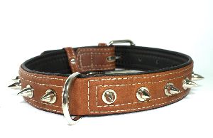 BRU-127 Leather Dog Collar