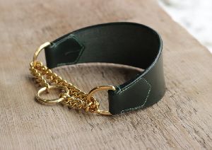 BRU-129 Leather Dog Collar