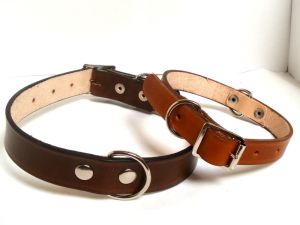 BRU Leather Dog Collars