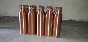 Glossy Copper Water Bottle