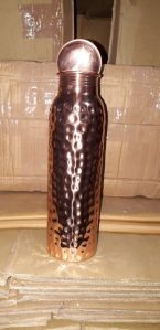 Hammered Copper Water Bottle