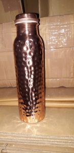 Hammered Copper Water Bottle