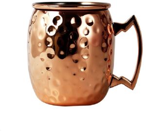 Hammered Copper Mugs