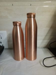 Plain Copper Water Bottle