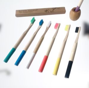 Round Handle Bamboo Toothbrush