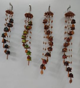 christmas hanging ceramic wind chime bell