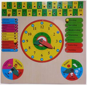 TE-77 6 in 1 Calender Days Education Toy