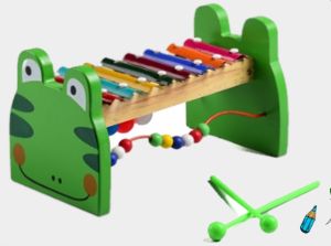 TE-01 Wooden Frog Xylophone