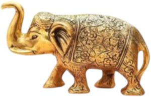 4 inch aluminum golden elephant