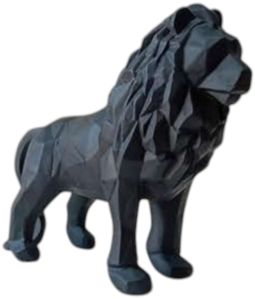 GEOMETRICAL LION STATUE